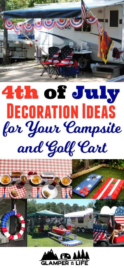 4th of July Decoration Ideas for Your Campsite and Golf Cart