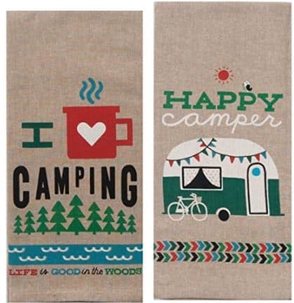 Happy Camper & I Heart Camping Towel Set