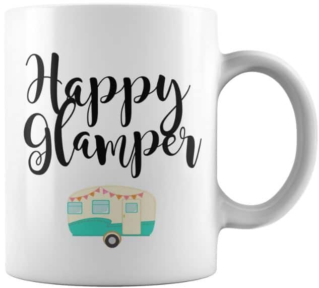 Happiness is Camping CAMPING coffee mug tent RV gear accessories