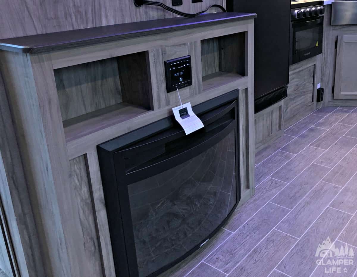 Fireplace in RV
