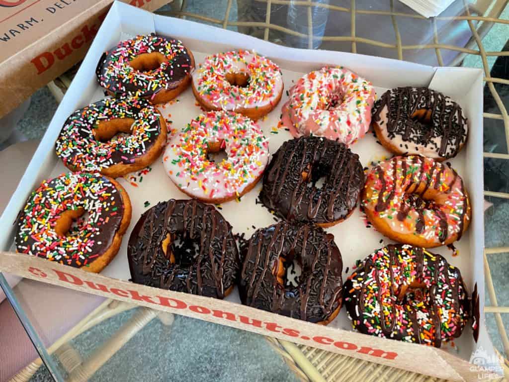 box of duck donuts