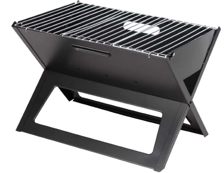 Fire Sense 60508 Notebook BBQ grill Instant Foldable and Easy Portability - Charcoal Grill