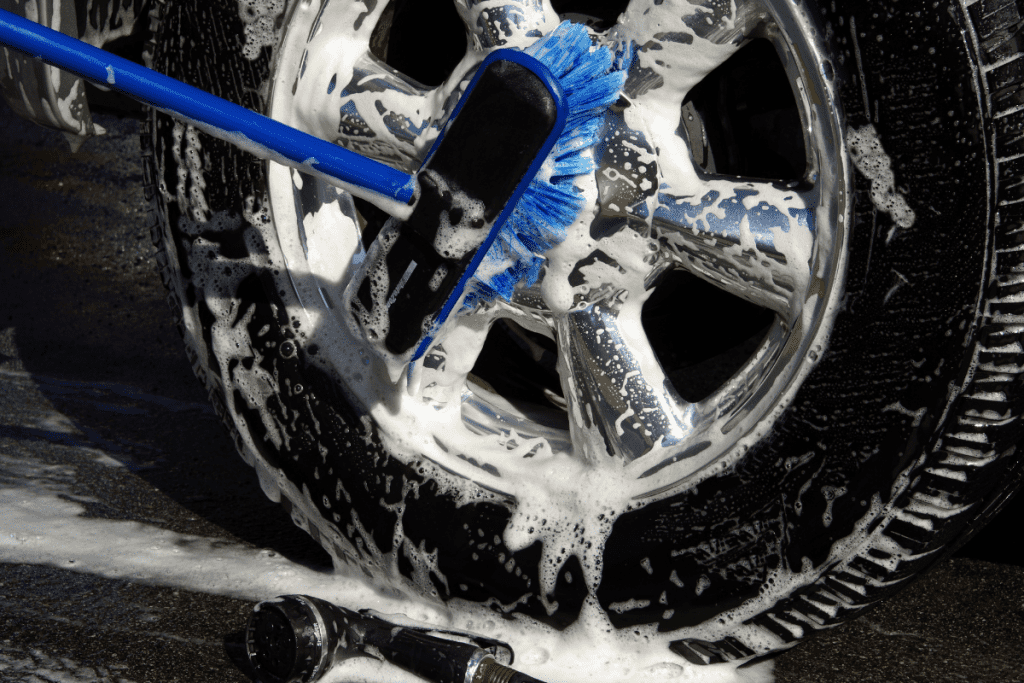 Cleaning Tires
