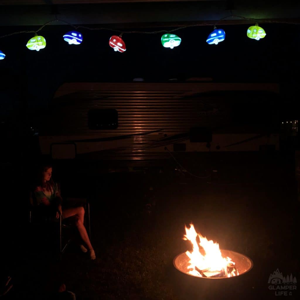 Camper String Lights RV Awning