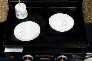 Tortillas and Fluff on Blackstone