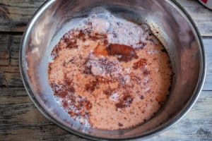 Chocolate Pudding Mix and Milk