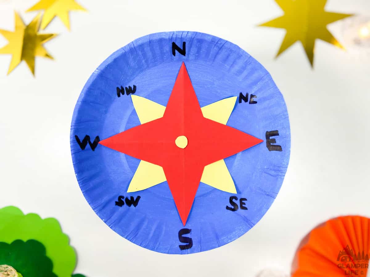 paper plate compass HERO