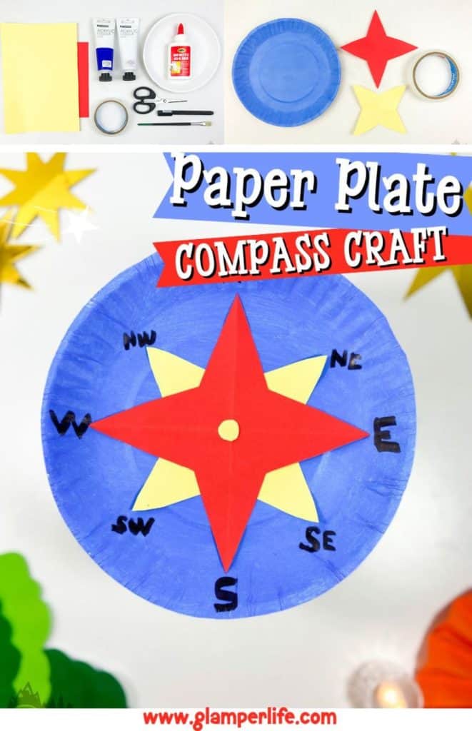 paper plate compass craft PIN