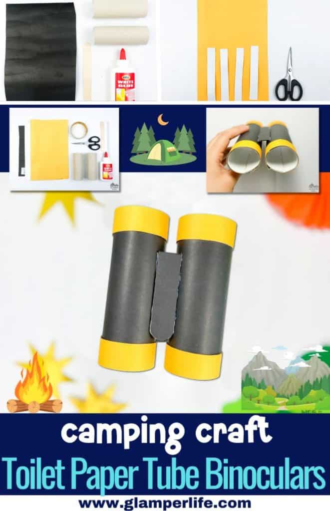 DIY binoculars camp craft PIN