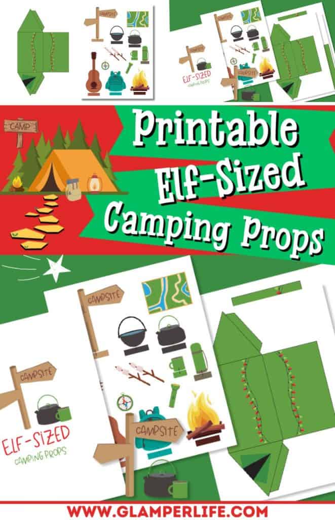 Elf Camping Props Printable PIN