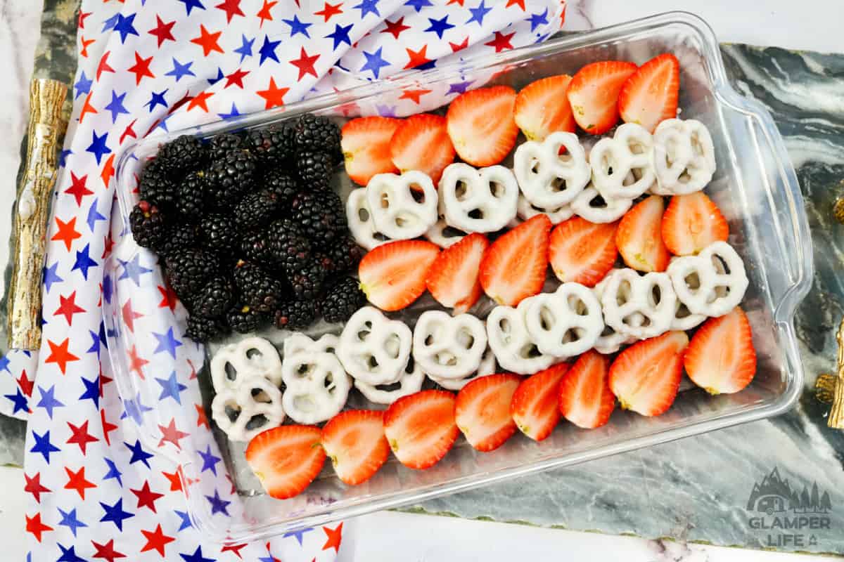 Finished Patriotic Tray